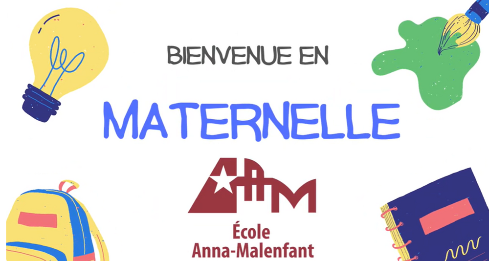 Bienvenue à la maternelle!