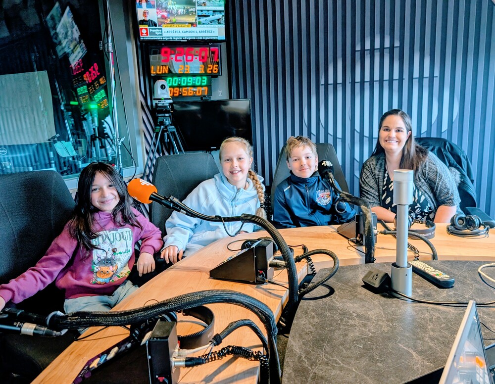 Rayhana Houssaini, Ana Elsa Godbout, Philippe Robichaud et Mme Janelle Dupuis à « La grande virée » !